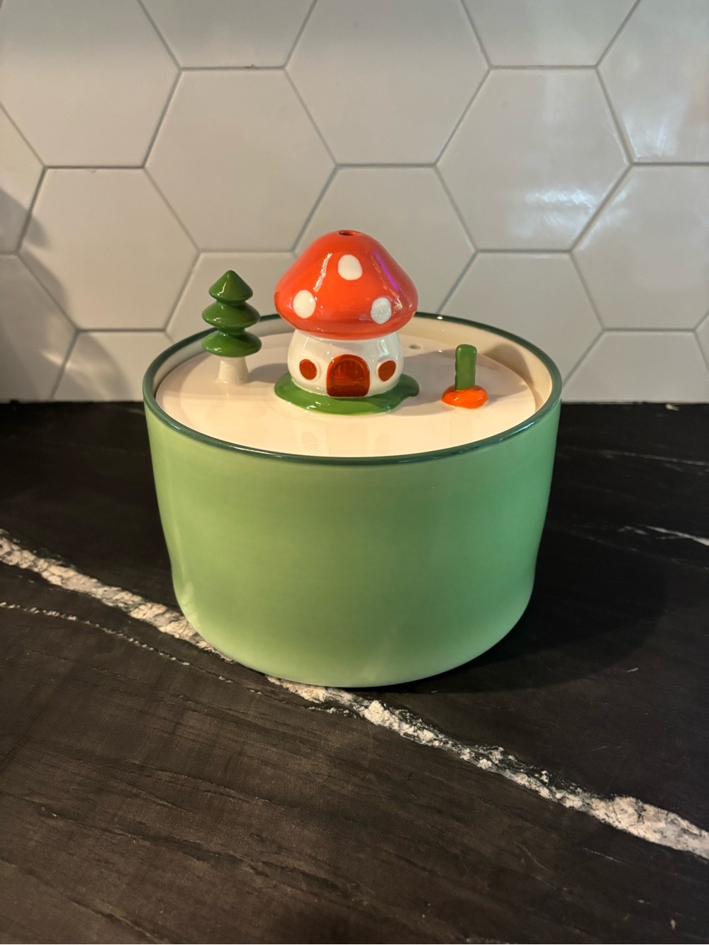 Happy and Polly Mushroom Fountain